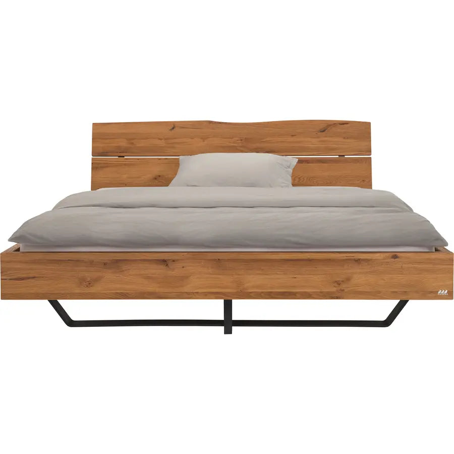 Hasena Bettrahmen Cadro 18 in Wildeiche Natur 180x200cm (ab Ausstellung)