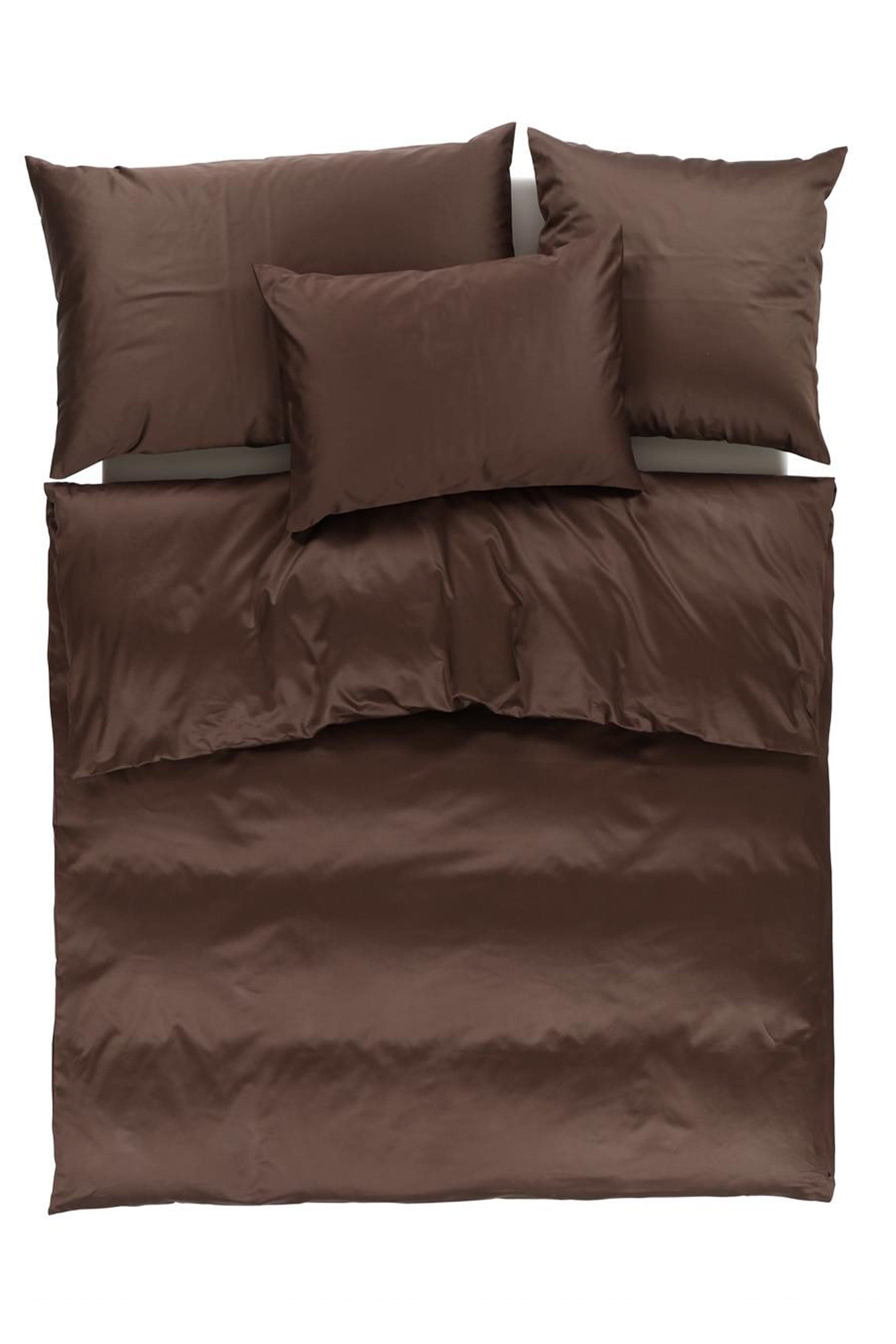 Satin Uni Kissenbezug für Sofakissen 30x50cm