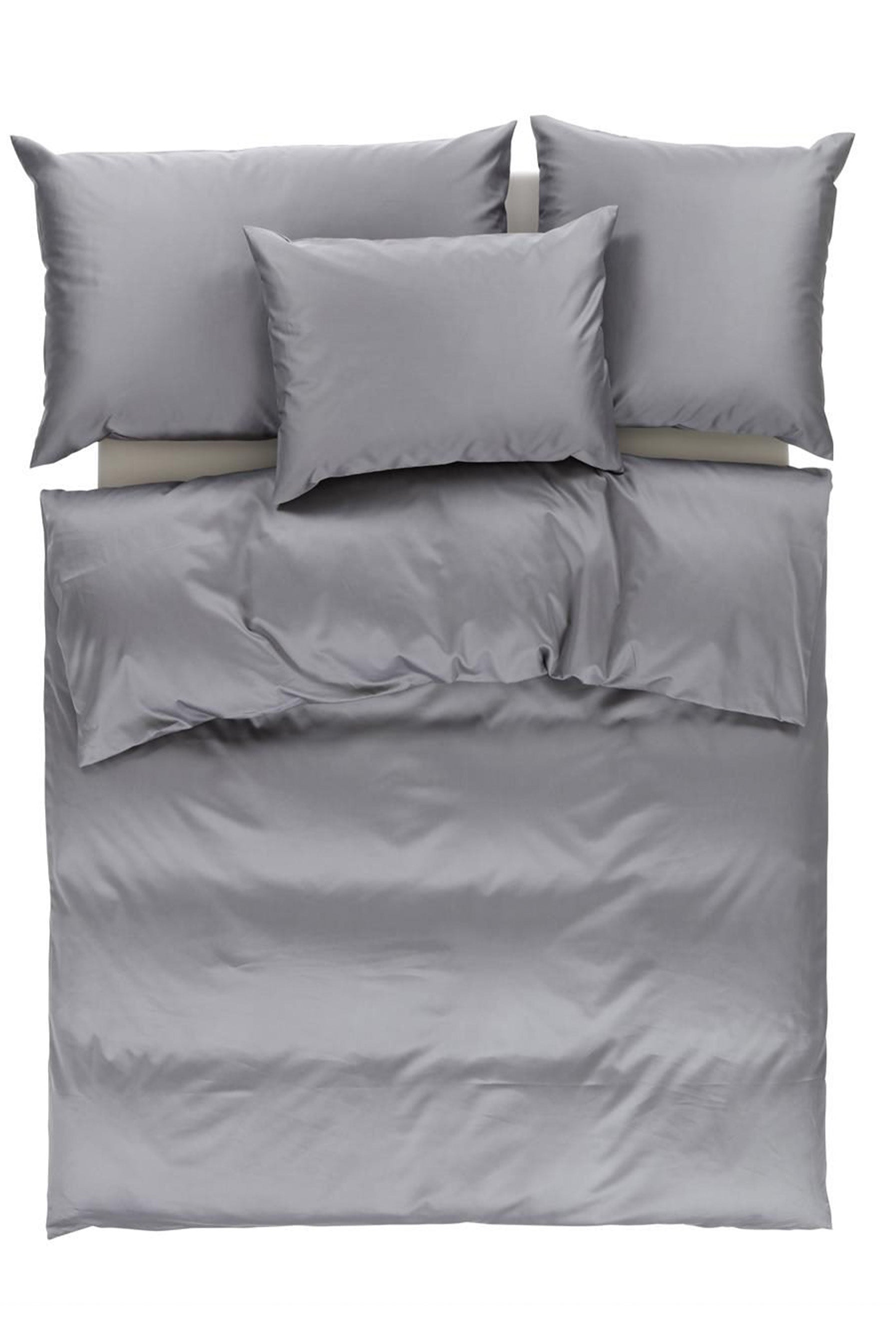 Satin Uni Kissenbezug für Sofakissen 30x50cm