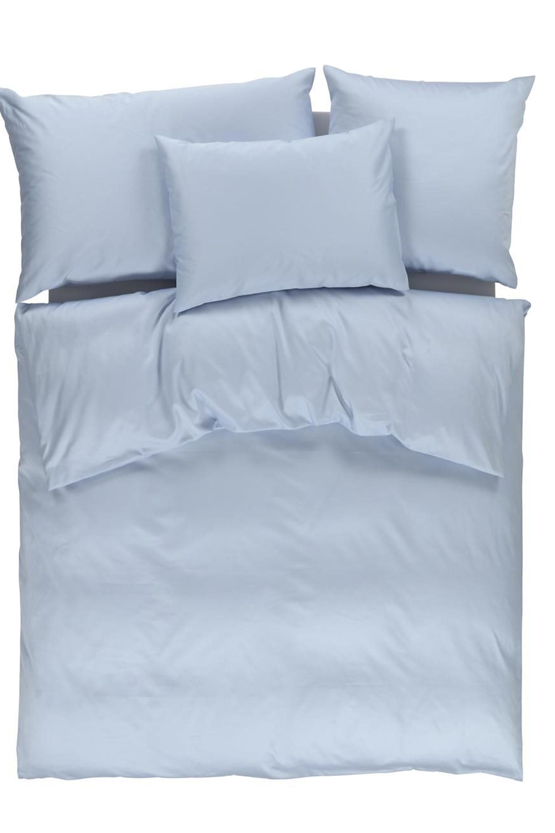 Satin Uni Kissenbezug für Sofakissen 30x50cm