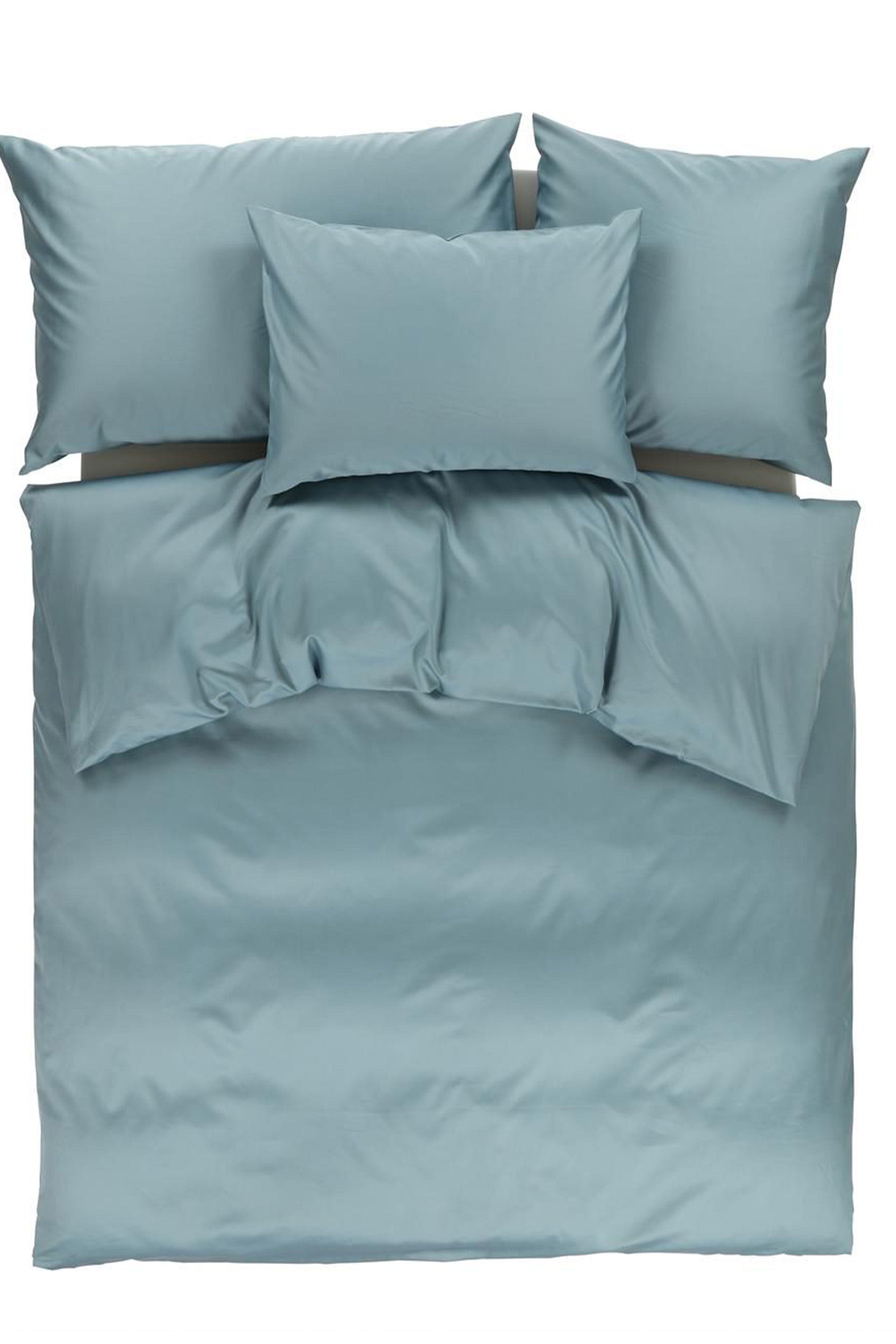 Satin Uni Kissenbezug für Sofakissen 30x50cm