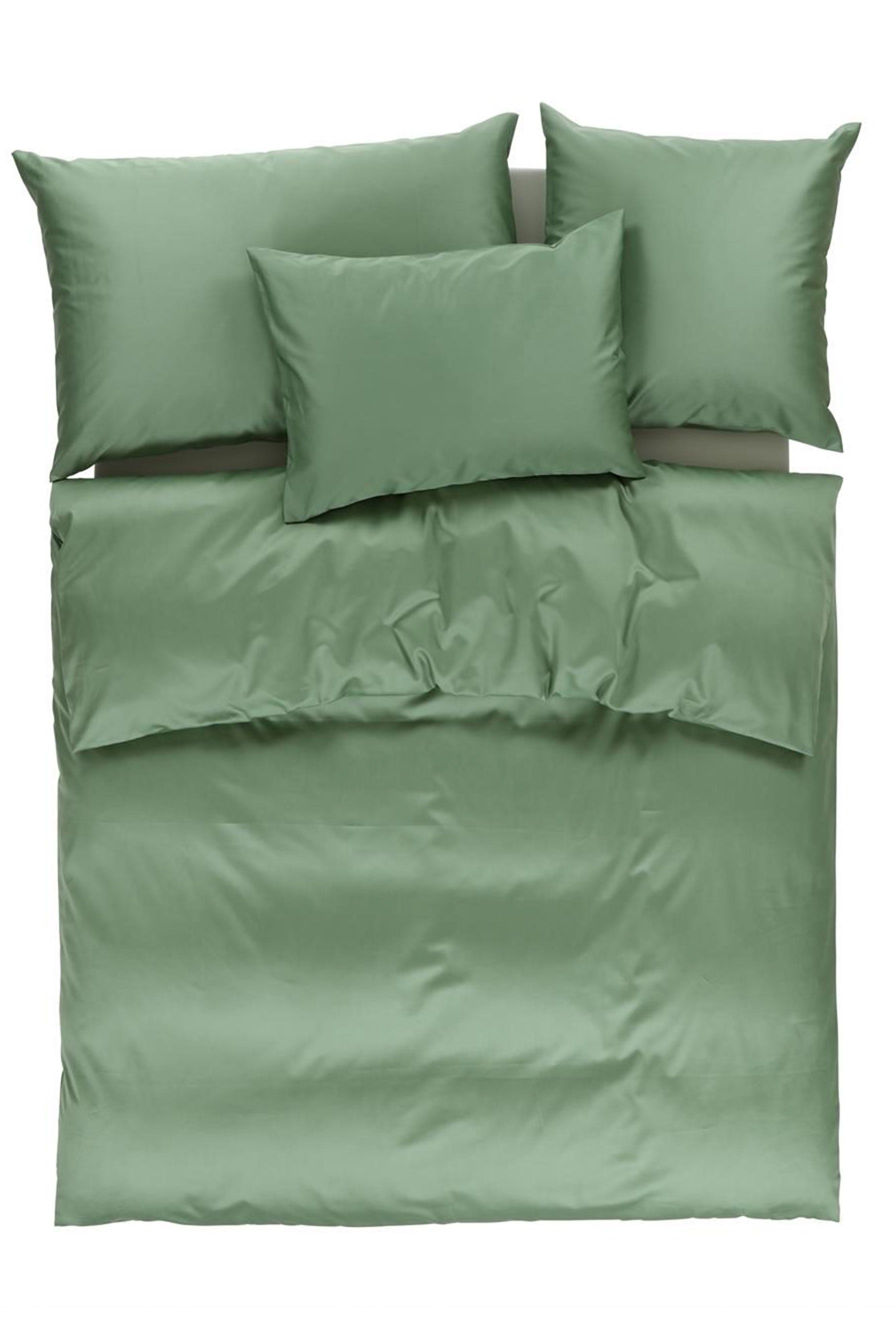 Satin Uni Kissenbezug für Sofakissen 30x50cm