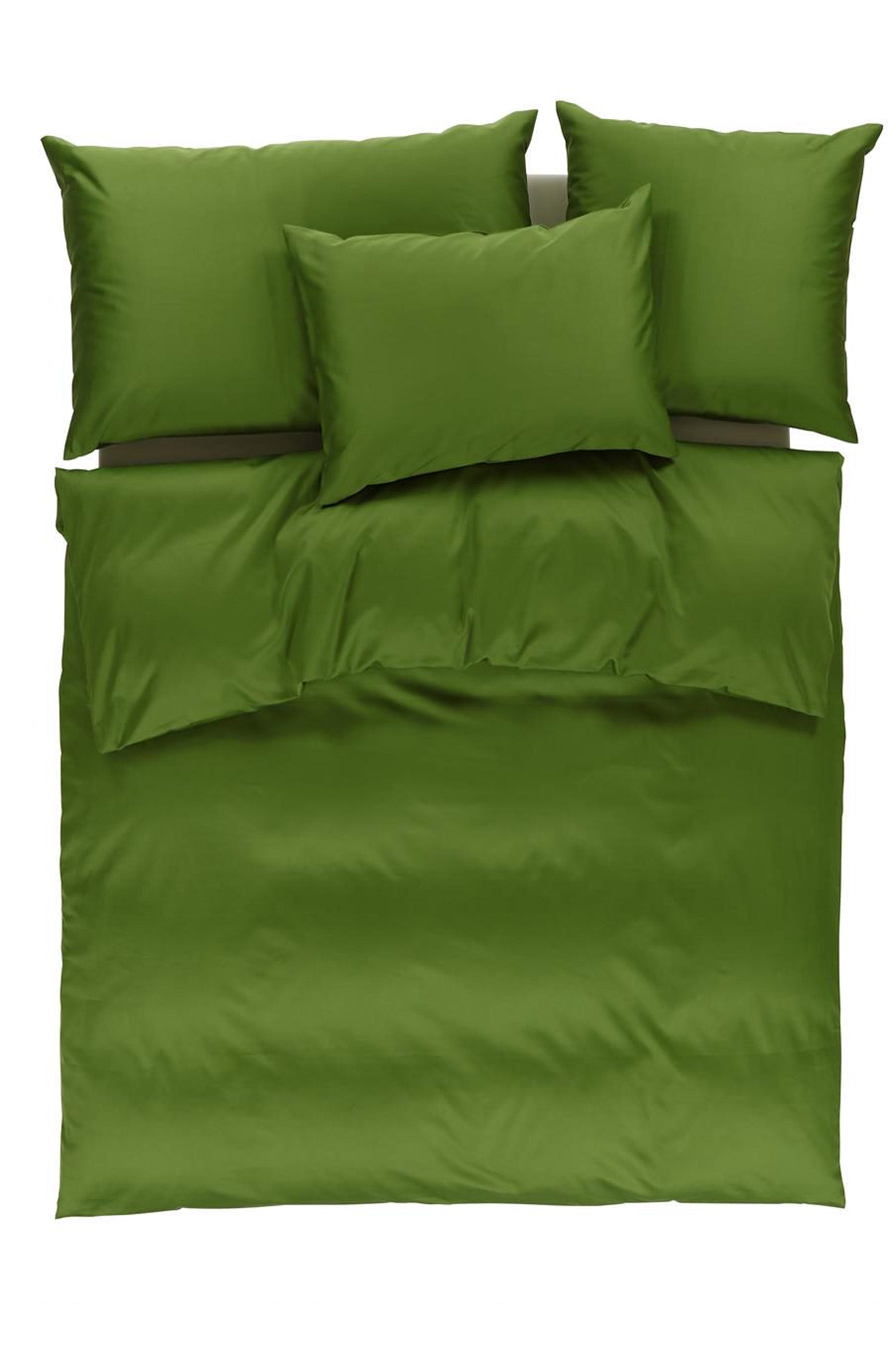 Satin Uni Kissenbezug für Sofakissen 30x50cm