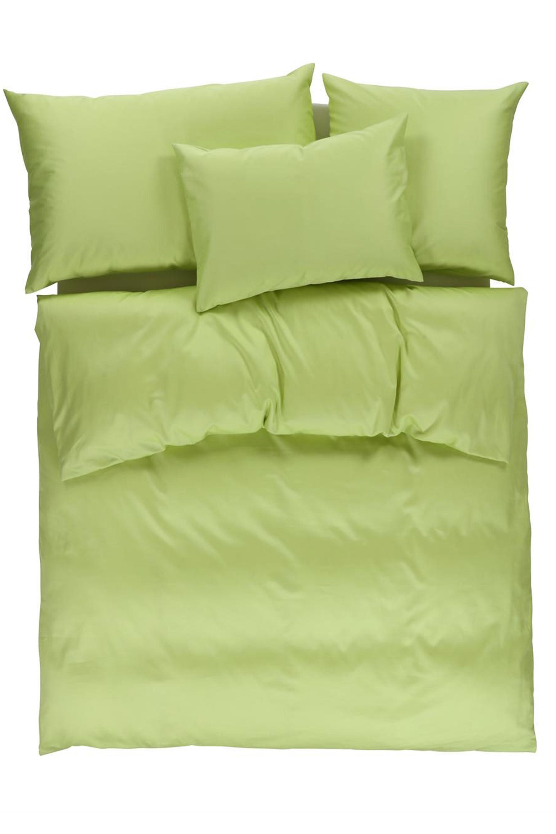 Satin Uni Kissenbezug für Sofakissen 30x50cm