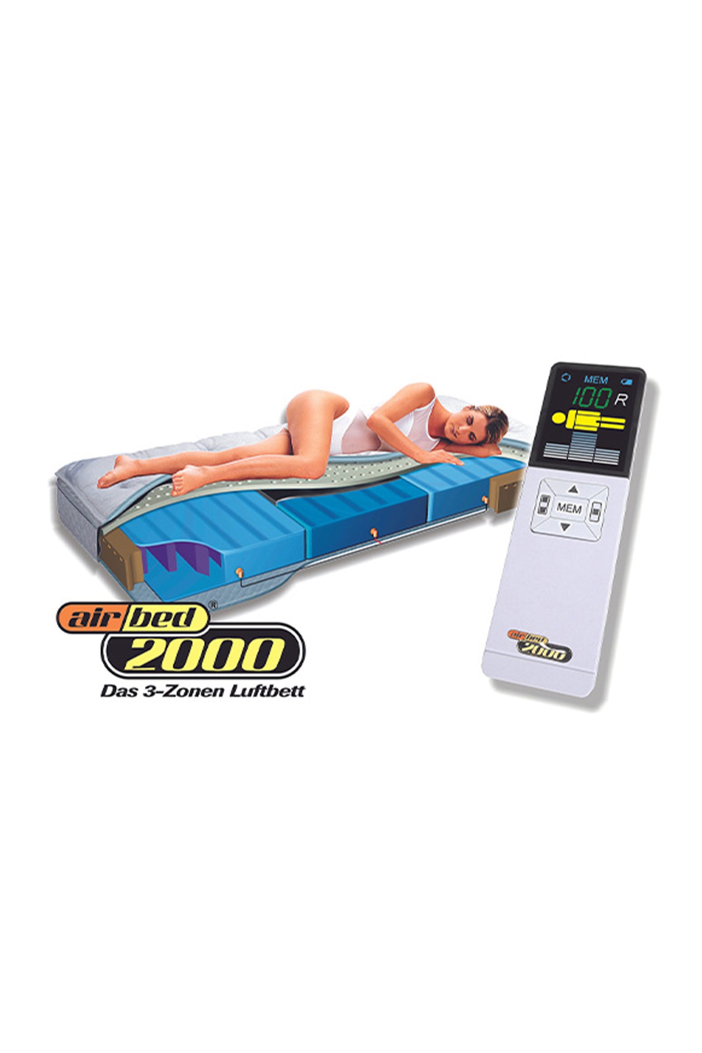 Aqua Dynamic Luftbett AirBed 2000 Einerbett