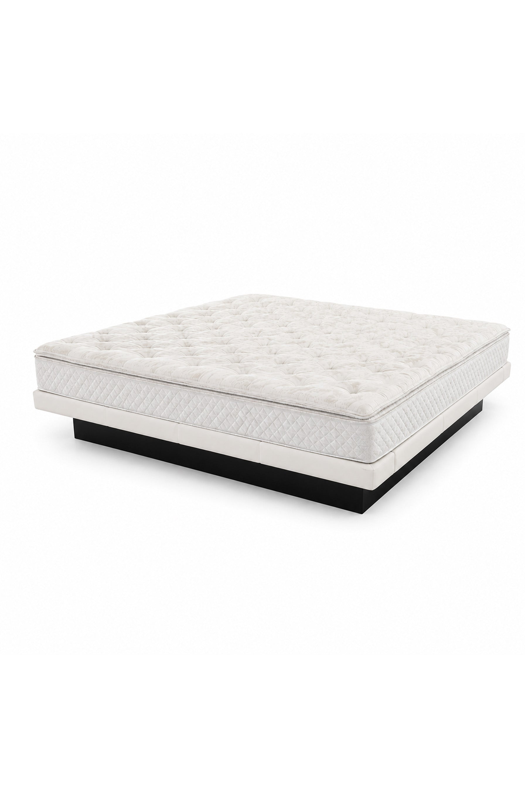 Wasserbett Soft-Optima 200x200cm in Leder weiss (ab Ausstellung)