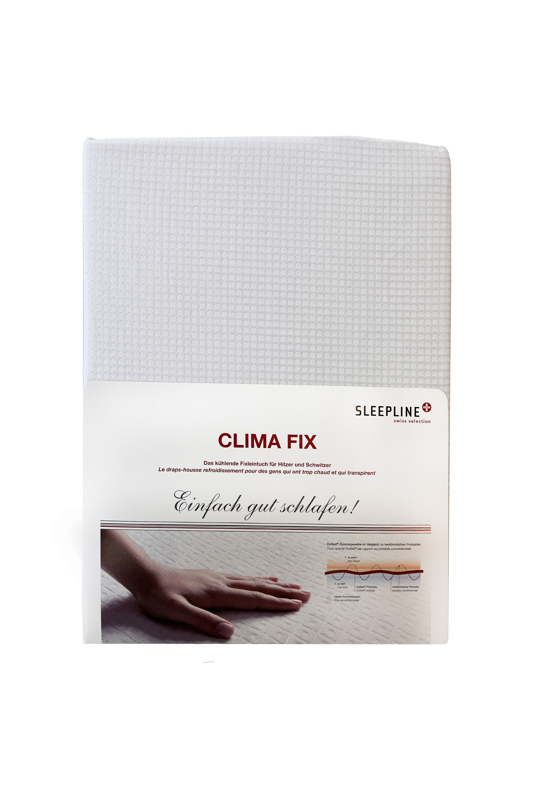 SLEEPLINE CLIMA-FIX – cooling fitted sheet / height 30cm