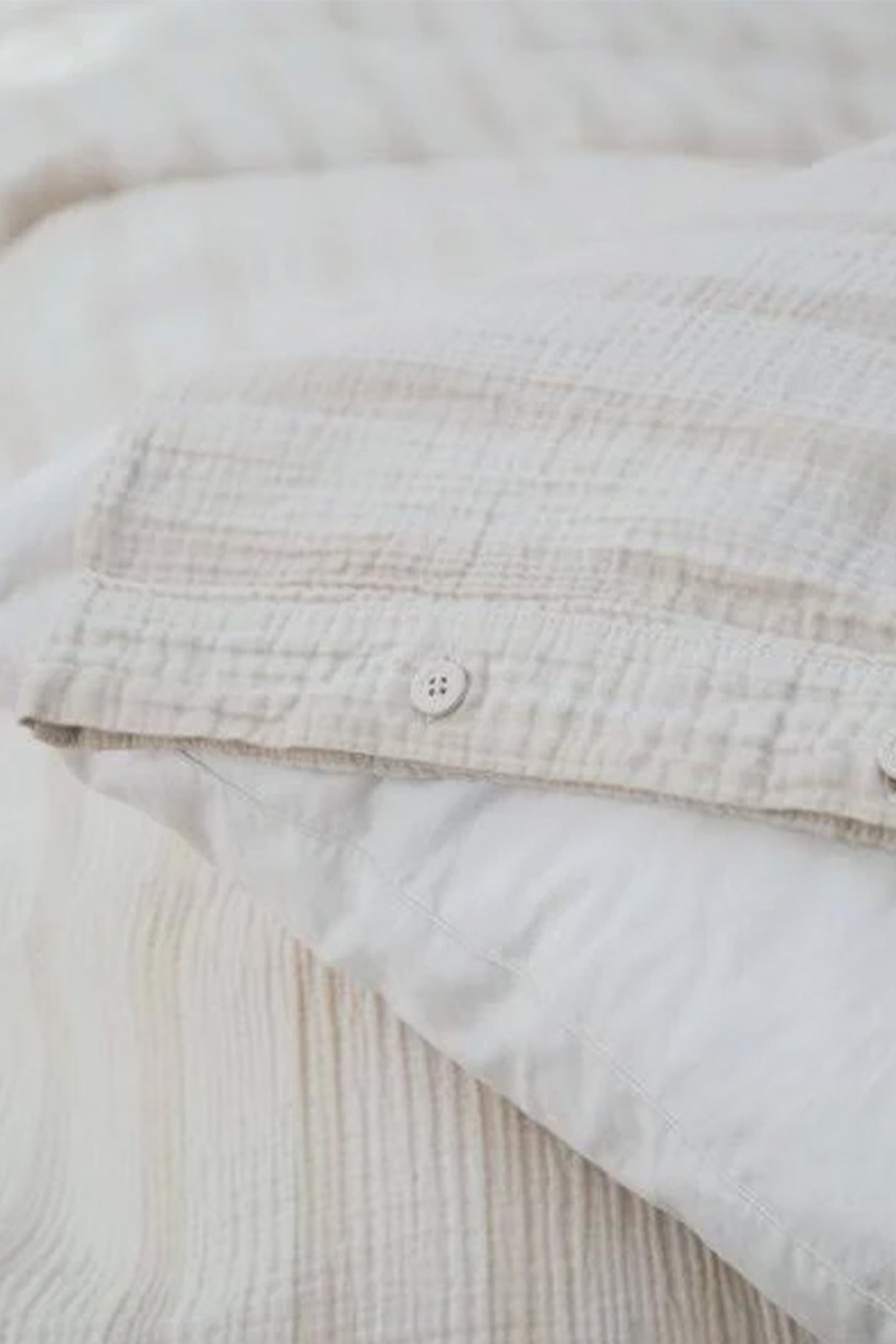 Musselin Bettwäsche Fina beige