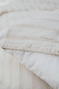 Musselin Bettwäsche Fina beige