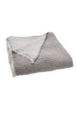 Musselin Plaid Emil dunkelgrau