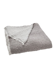 Musselin Plaid Emil dunkelgrau