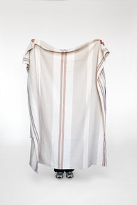 Musselin Plaid Nils beige/schlamm