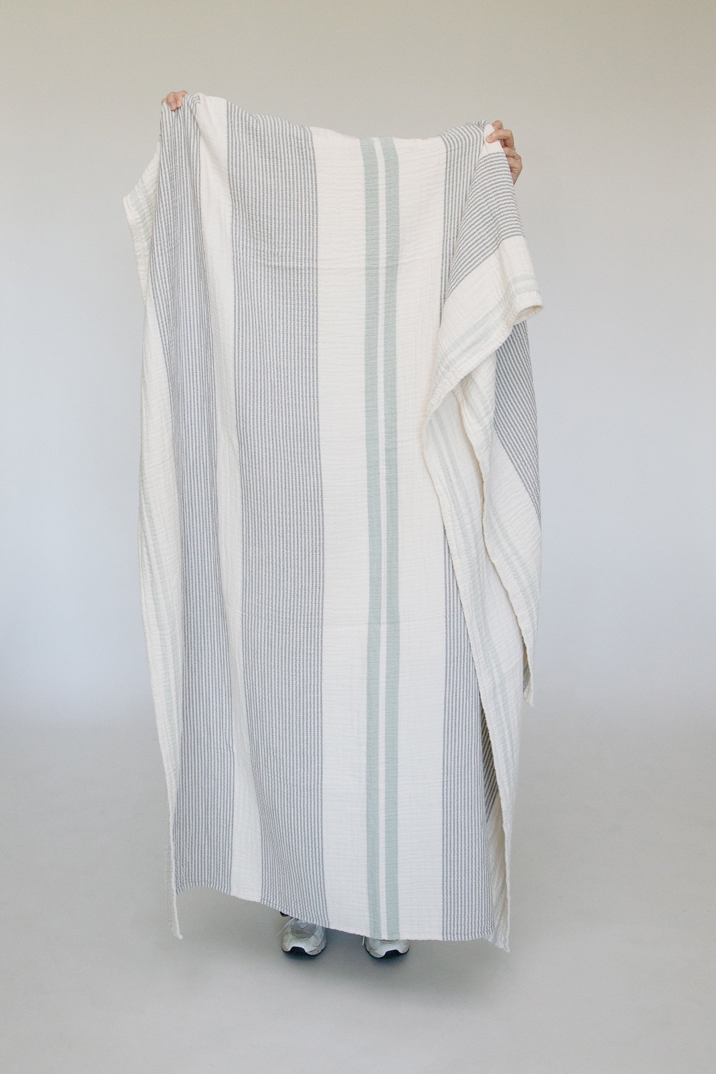 Musselin Plaid Nils beige/anthrazit