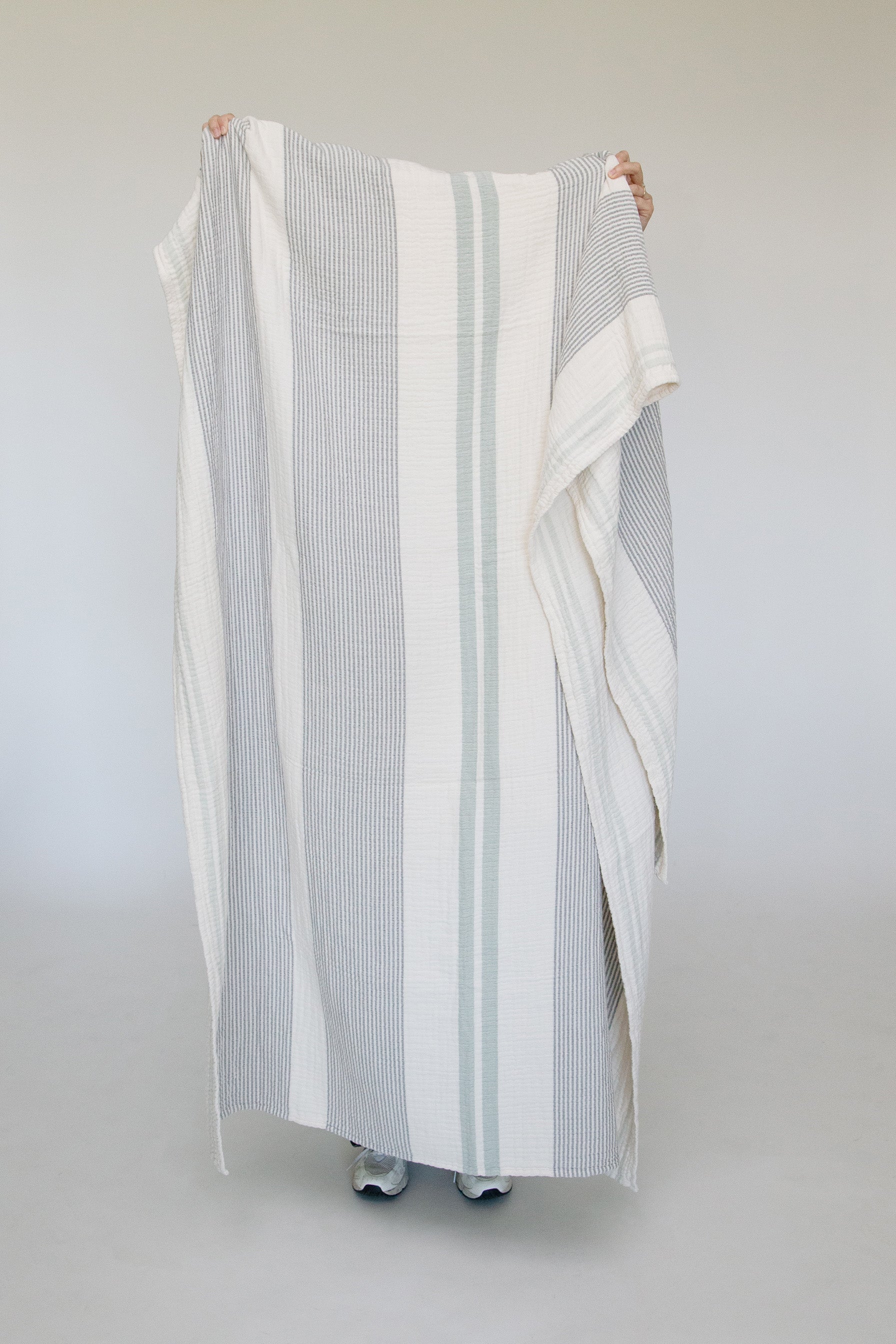 Musselin Plaid Nils beige/anthrazit