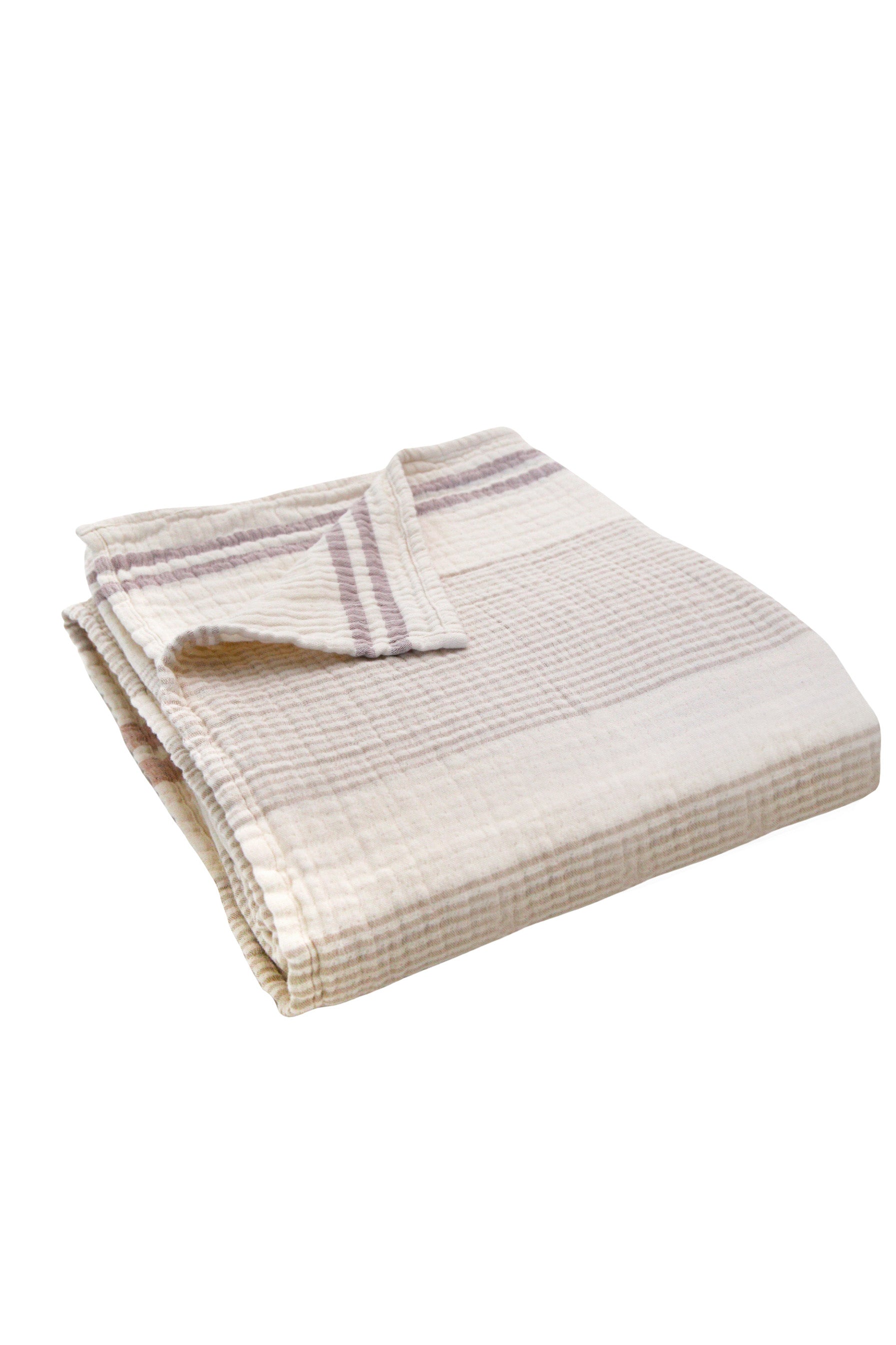 Musselin Plaid Nils beige/schlamm
