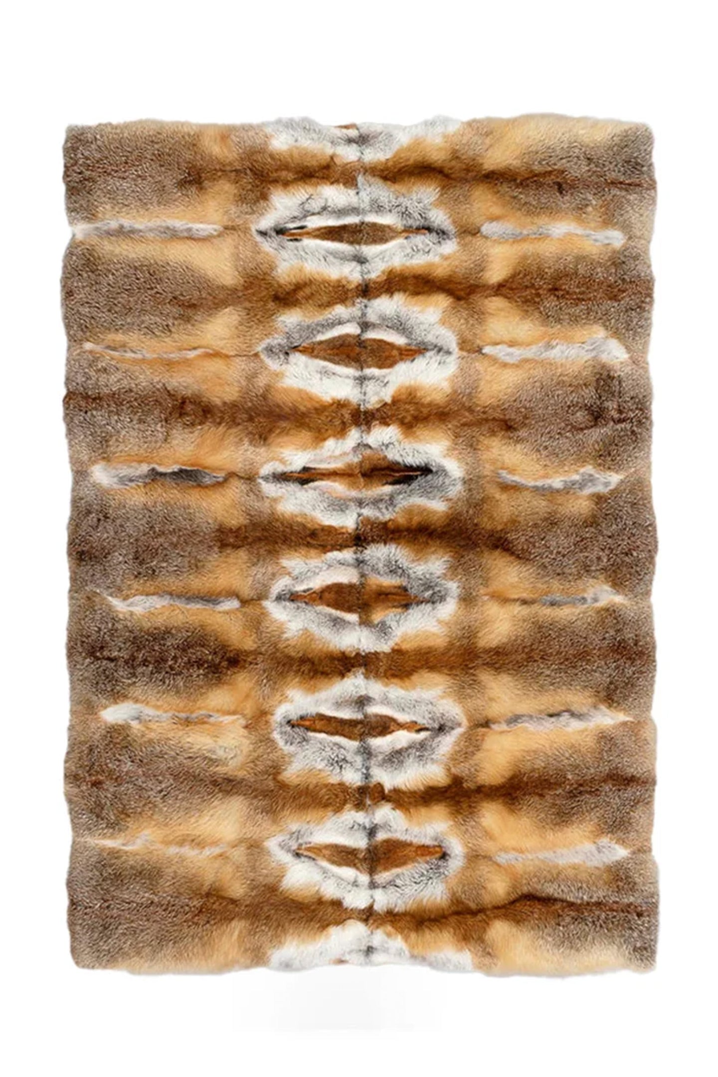 Fox fur blanket bed cover 140x200cm