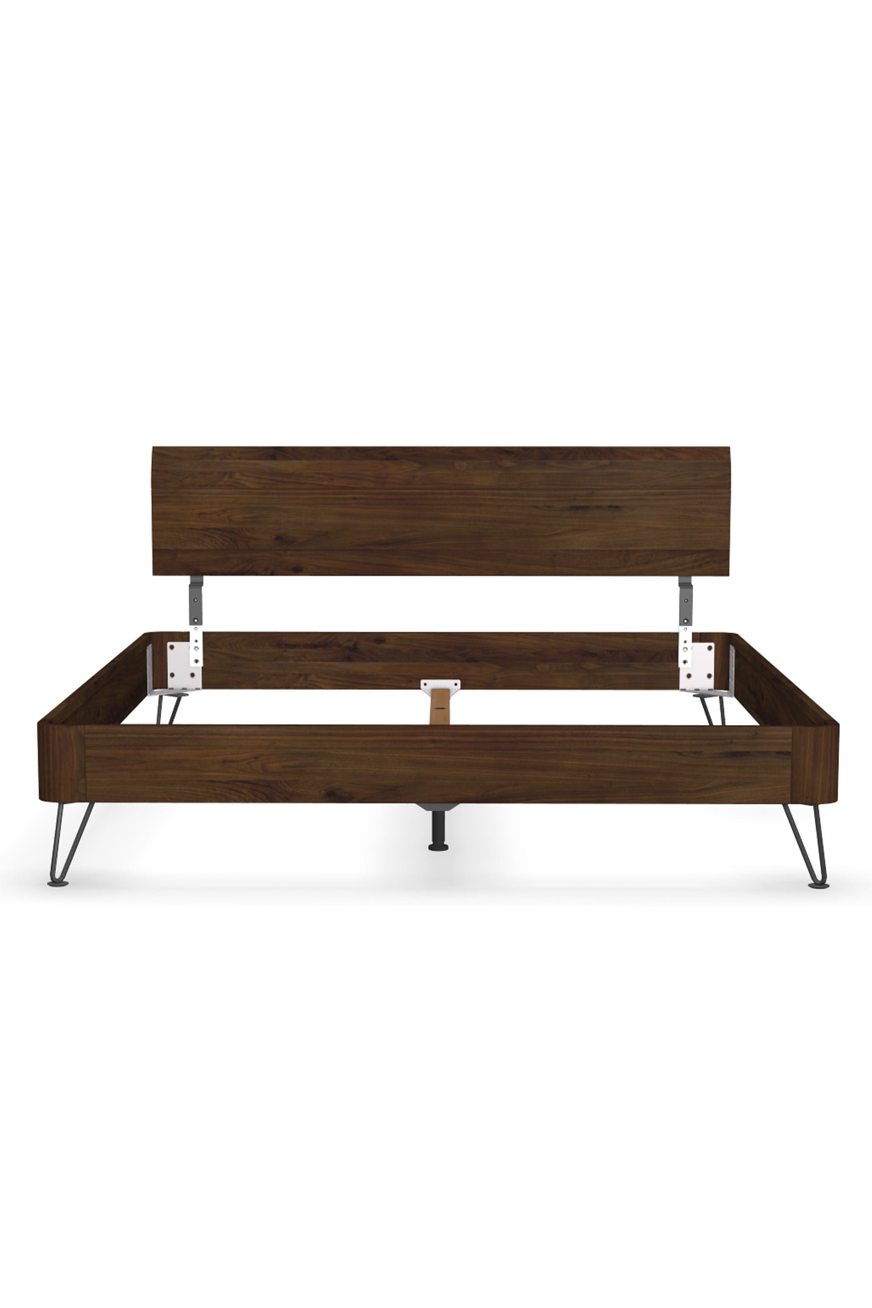 Bett Fineline Nussbaum massiv 180x200 cm (ab Ausstellung)
