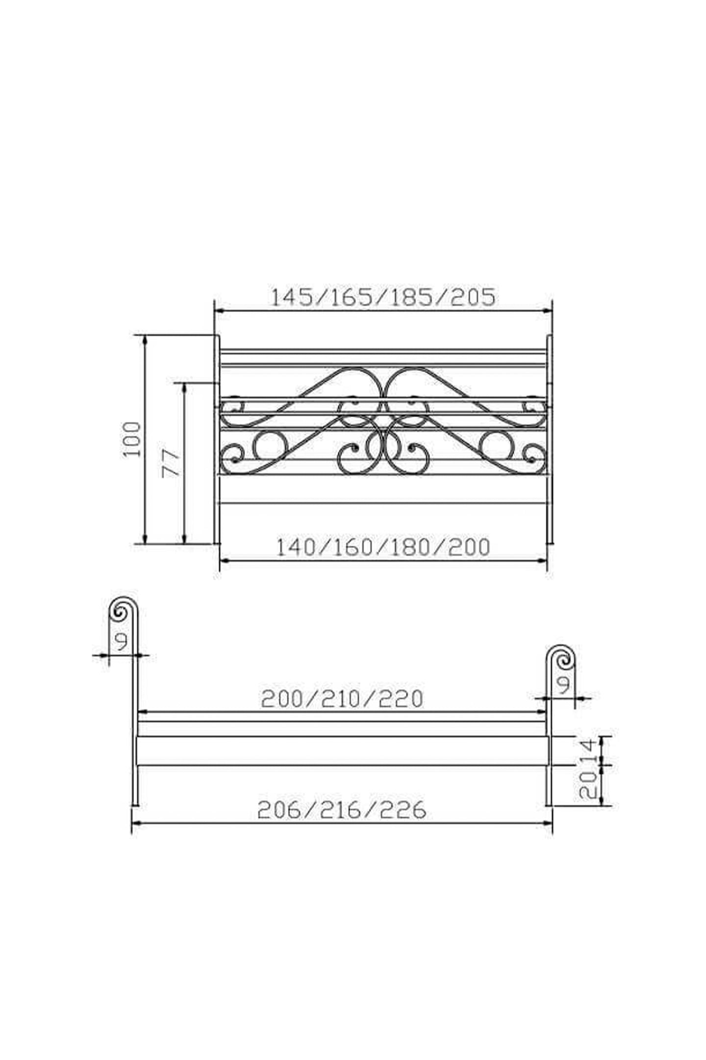 Hasena metal bed - Romantic Cerete