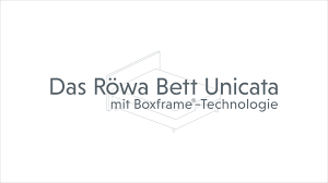 Röwa UNICATA Boxframe-Bett 90 x 200cm (ab Ausstellung)