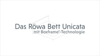 Röwa UNICATA Boxframe-Bett 90 x 200cm (ab Ausstellung)