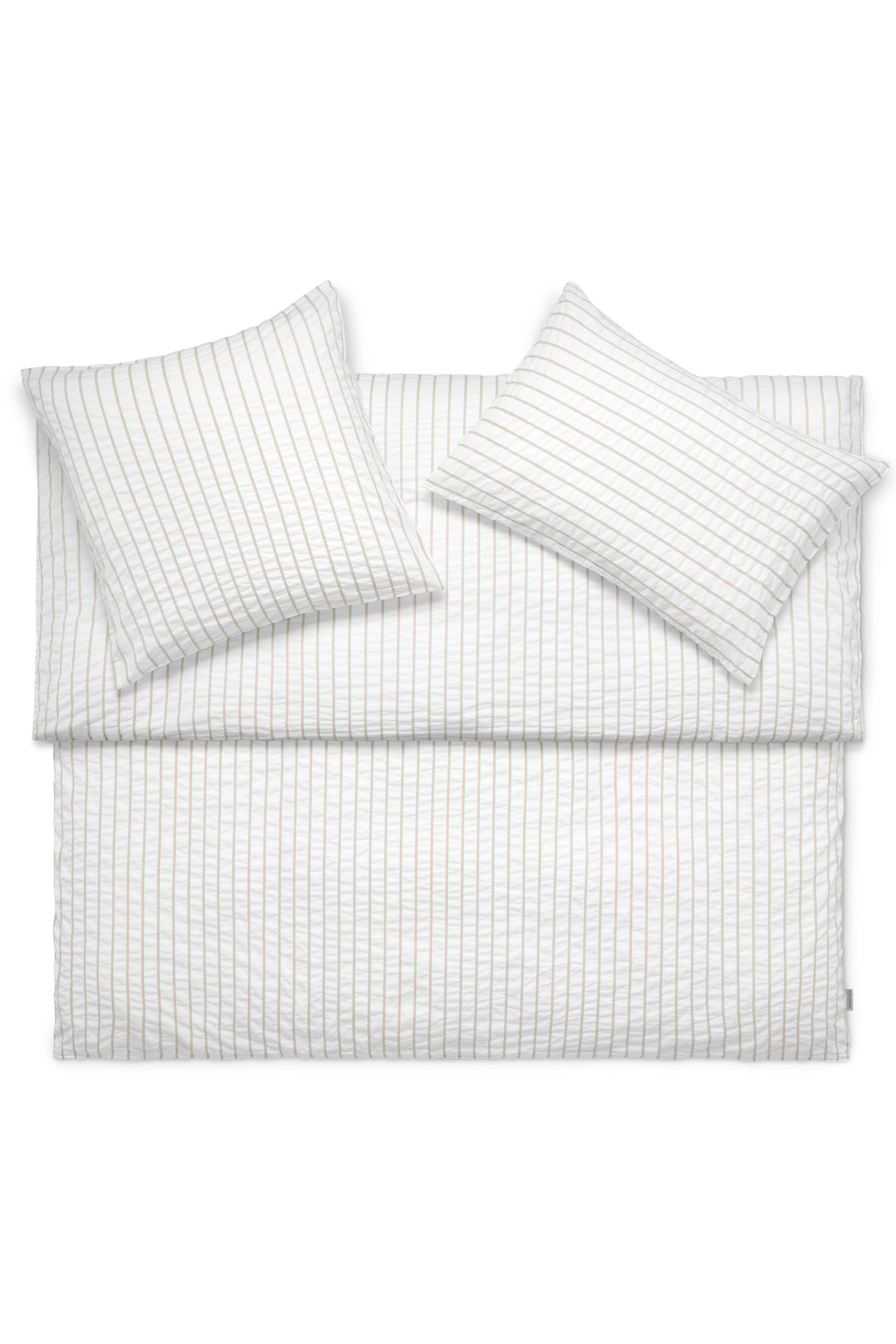 Seersucker Bettwäsche LENNY beige