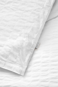 Seersucker Bettwäsche LENNY blanc