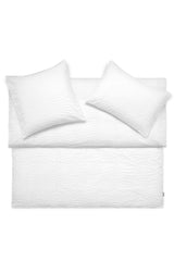 Seersucker Bettwäsche LENNY blanc