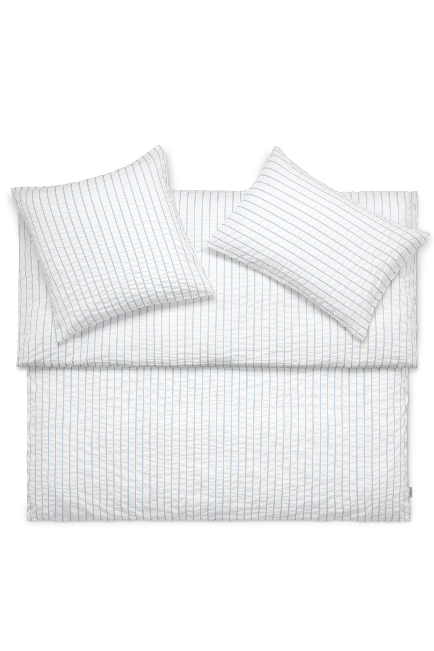 Seersucker Bettwäsche LENNY bleu