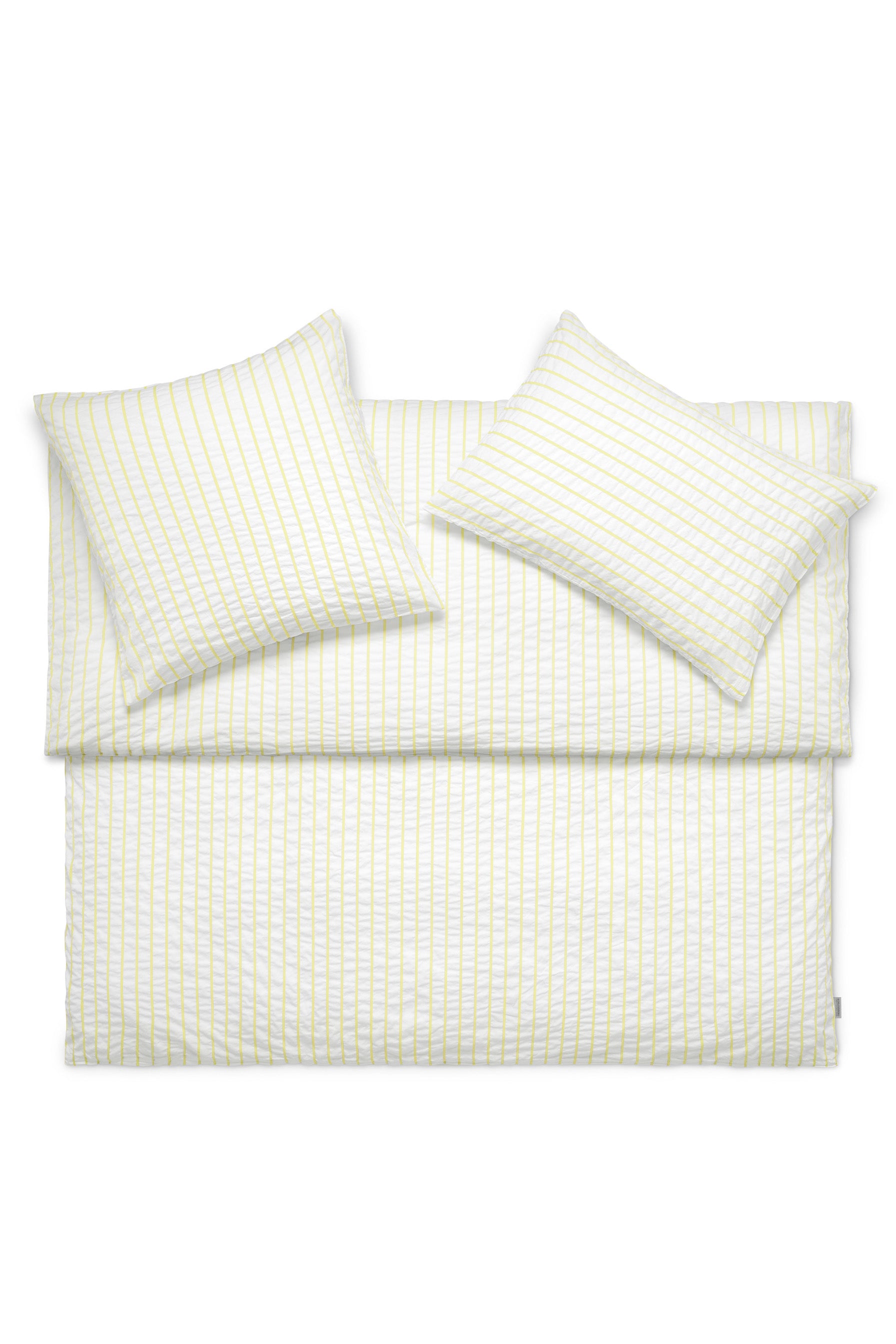 Seersucker Bettwäsche LENNY jaune