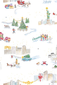 Satin Bettwäsche SANTA IN NY