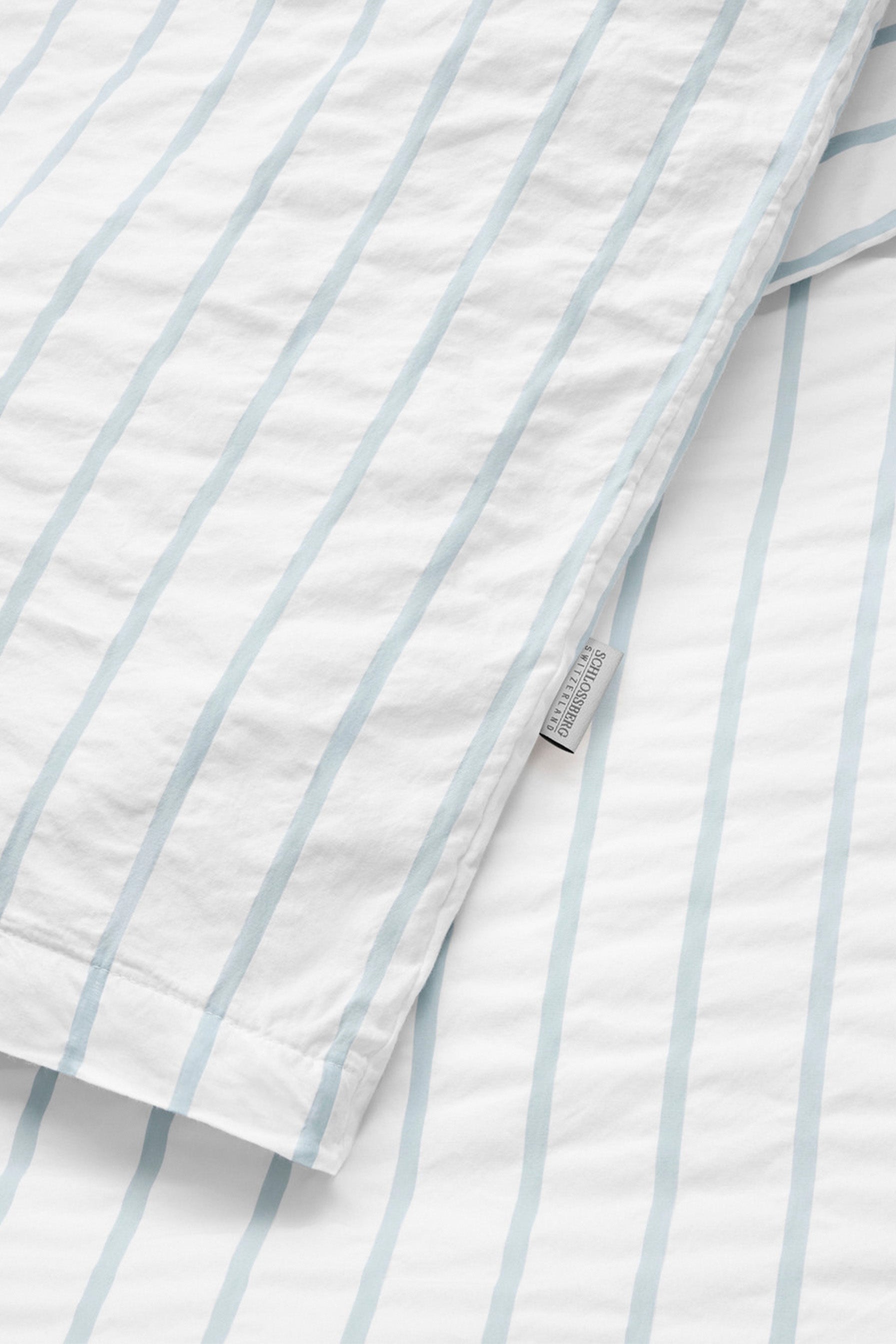 Seersucker Bettwäsche LENNY bleu