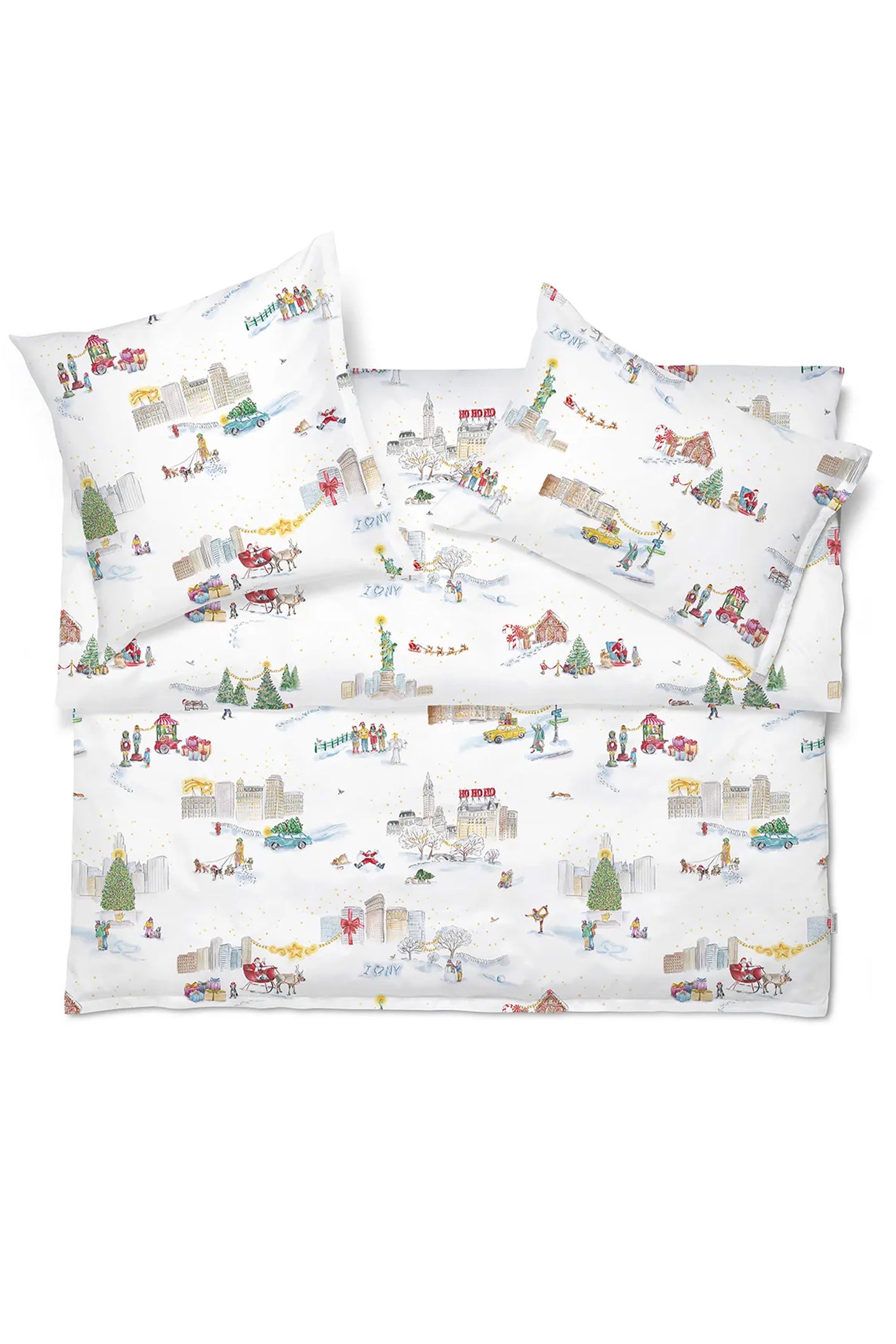 Satin Bettwäsche SANTA IN NY