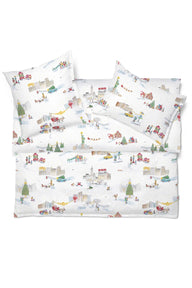 Satin Bettwäsche SANTA IN NY