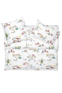 Satin Bettwäsche SANTA IN NY