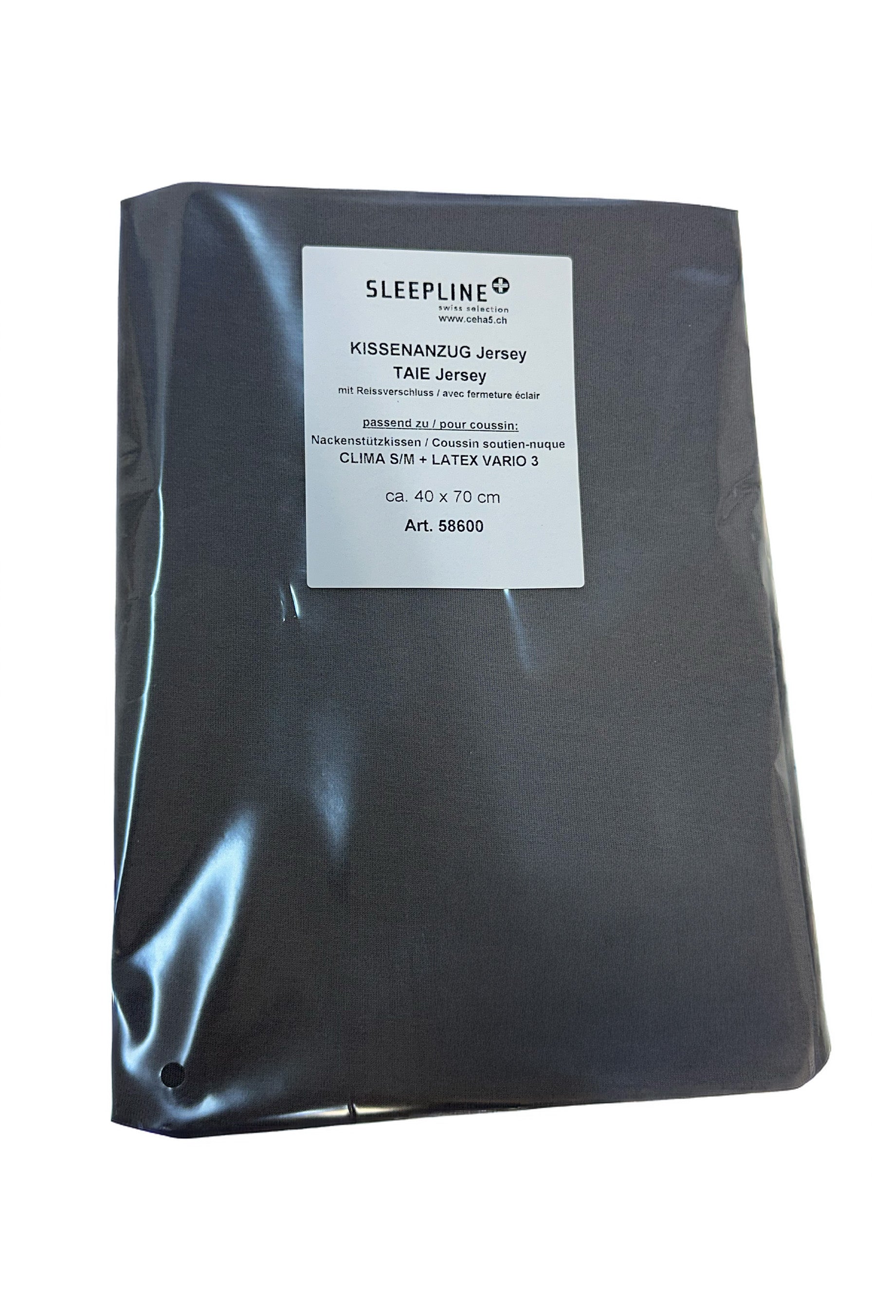 KISSEN-FIX Jersey-Stretch – Kissenbezug 40x70cm mit Reissverschluss