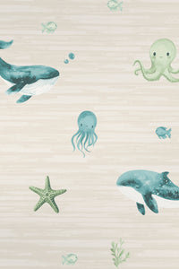 Kinder Bettwäsche A Colori - Seaworld