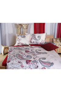 Bettwäsche Emotion - Paisley rot