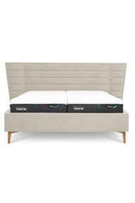 Design Bett CHAPTER in Samtoptik