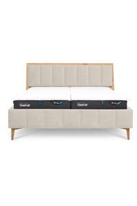 Design Bett LINES in Samtoptik