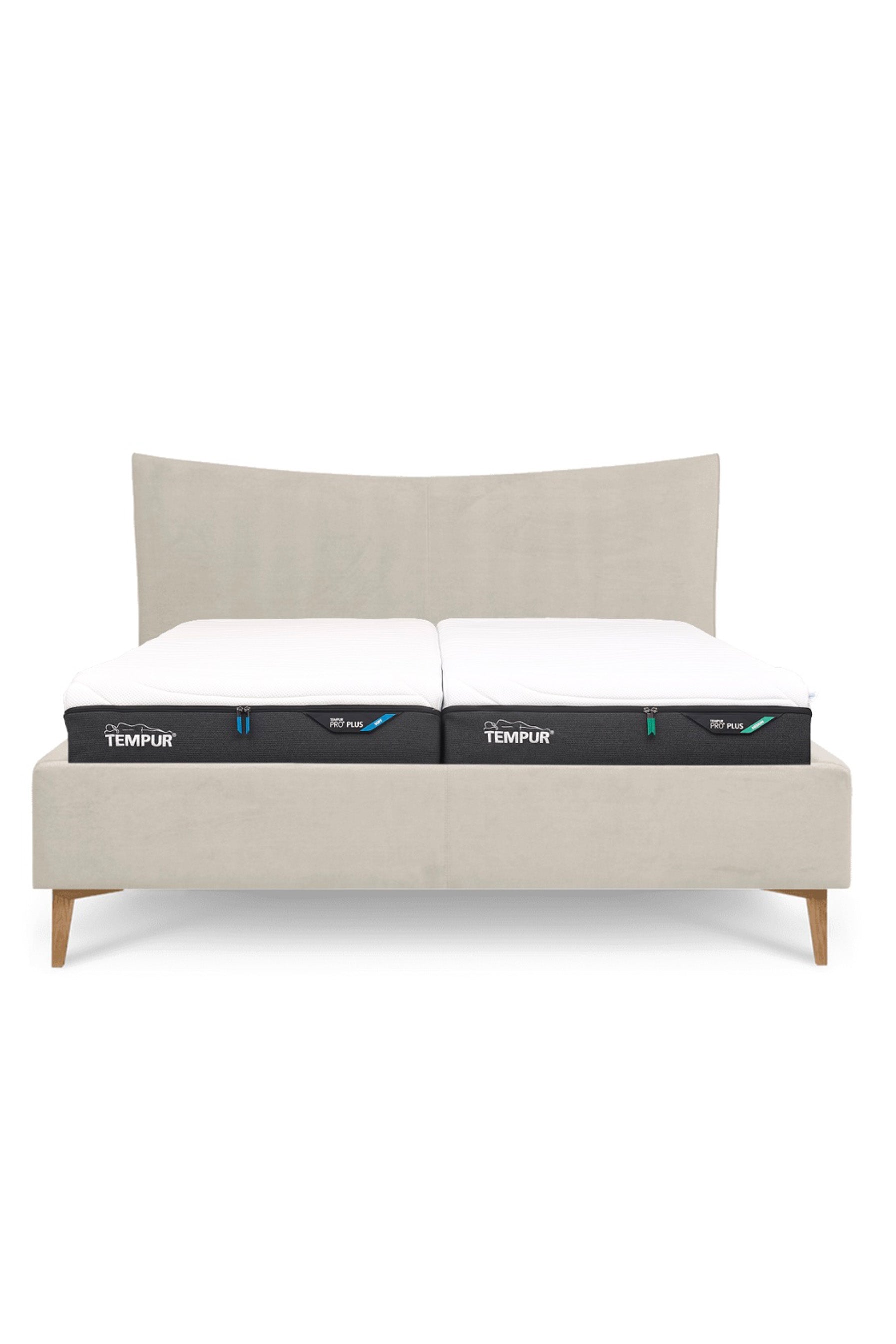 Design Bett PURE in Samtoptik