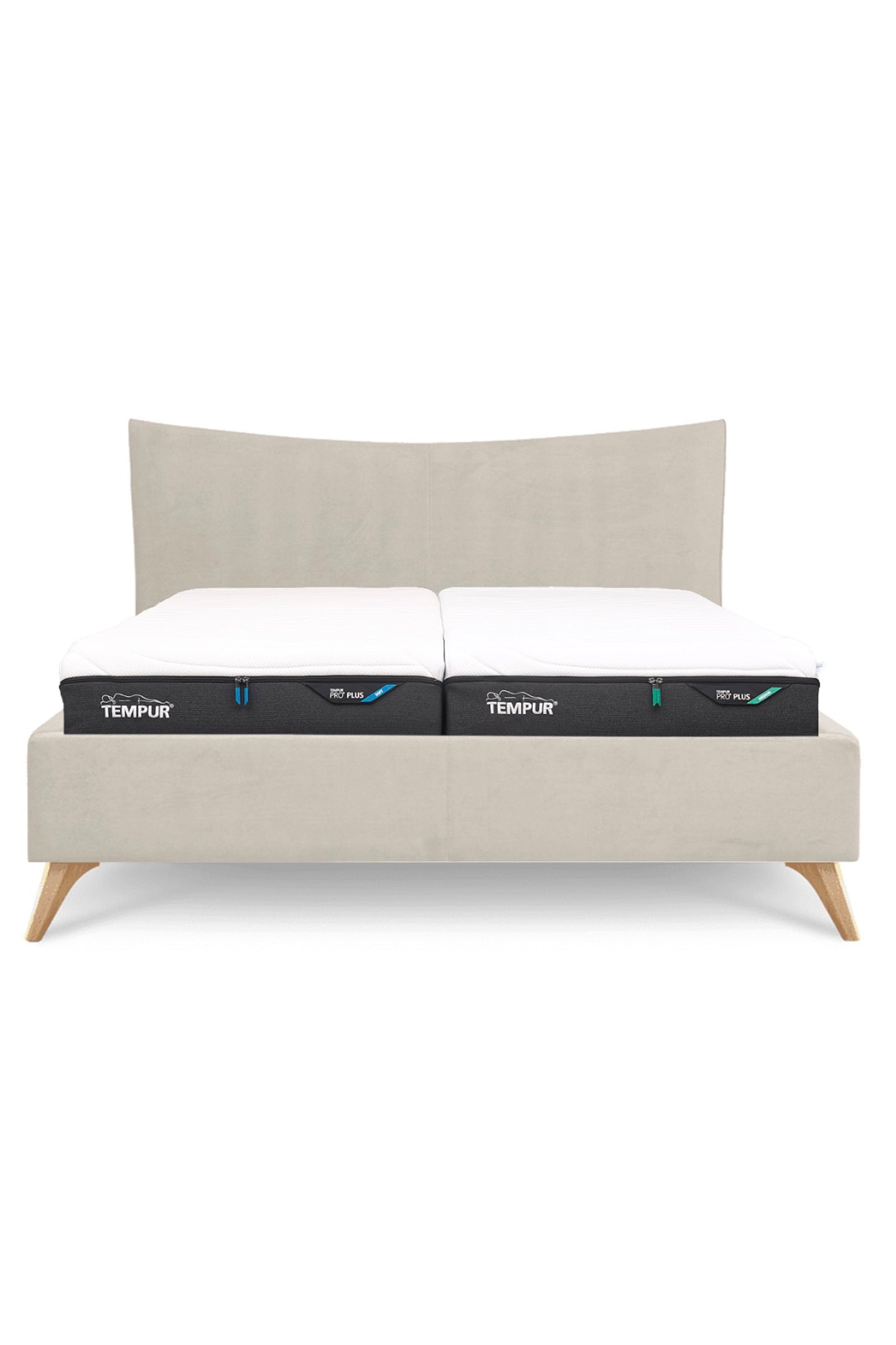 Design Bett PURE in Samtoptik