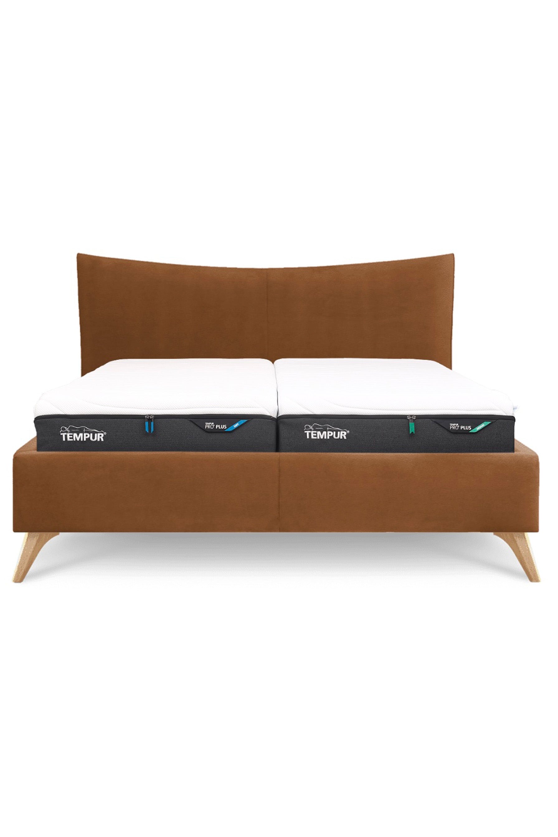 Design Bett PURE in Nappaleder