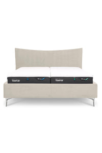 Design Bett PURE in Samtoptik