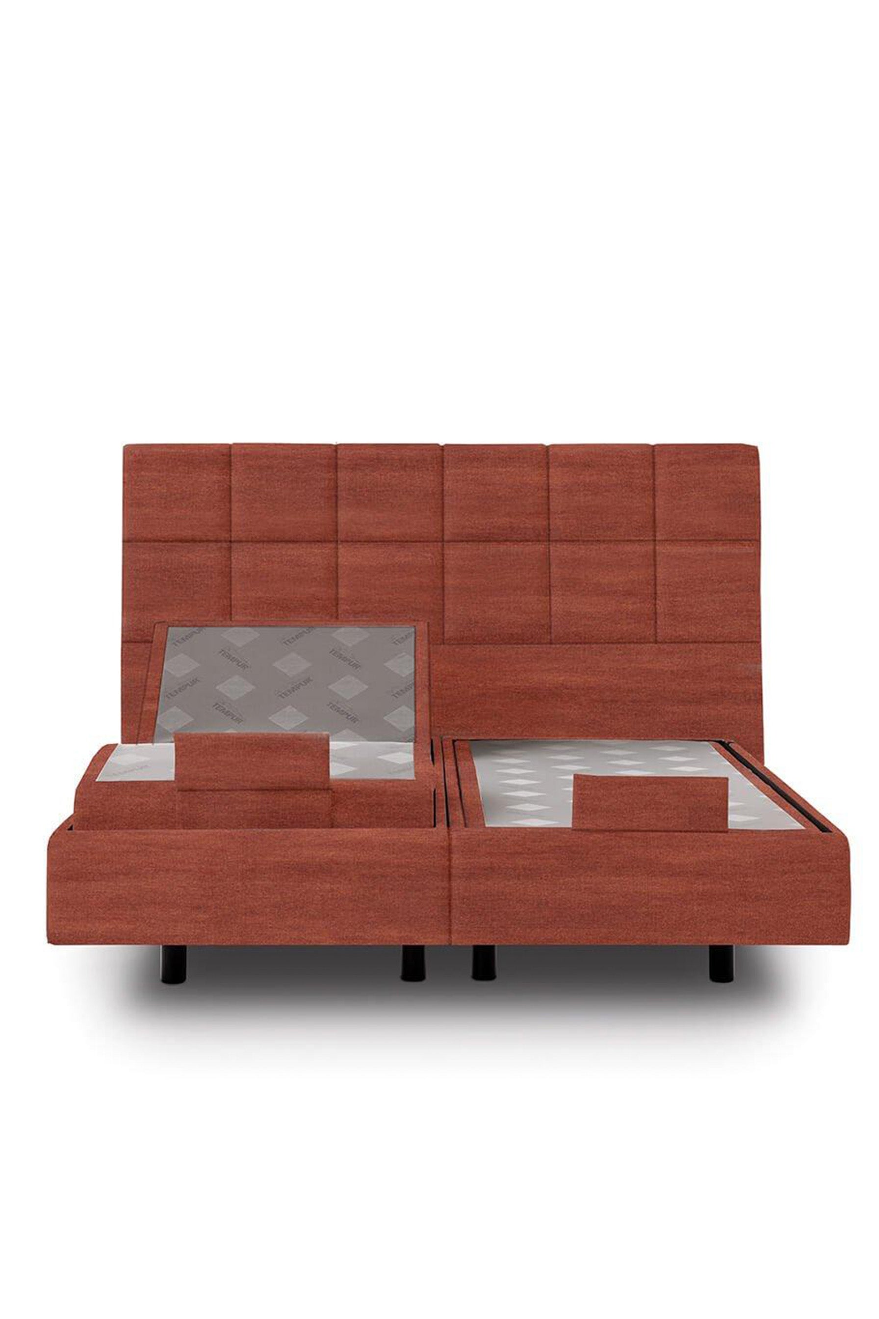 Classic Boxspringbett Adjustable in Samtoptik