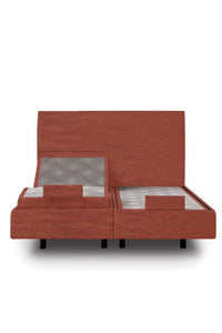 Classic Boxspringbett Adjustable in Samtoptik