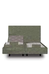 Classic Boxspringbett Adjustable in Samtoptik