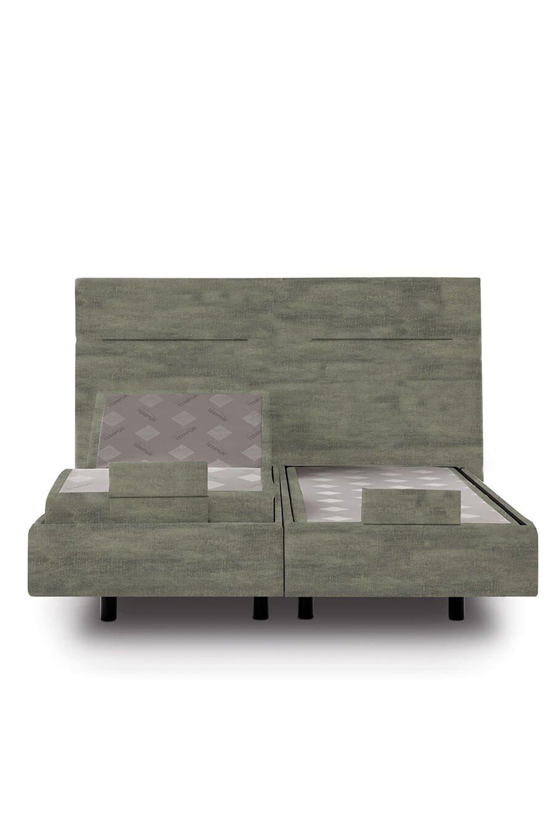 Classic Boxspringbett Adjustable in Samtoptik