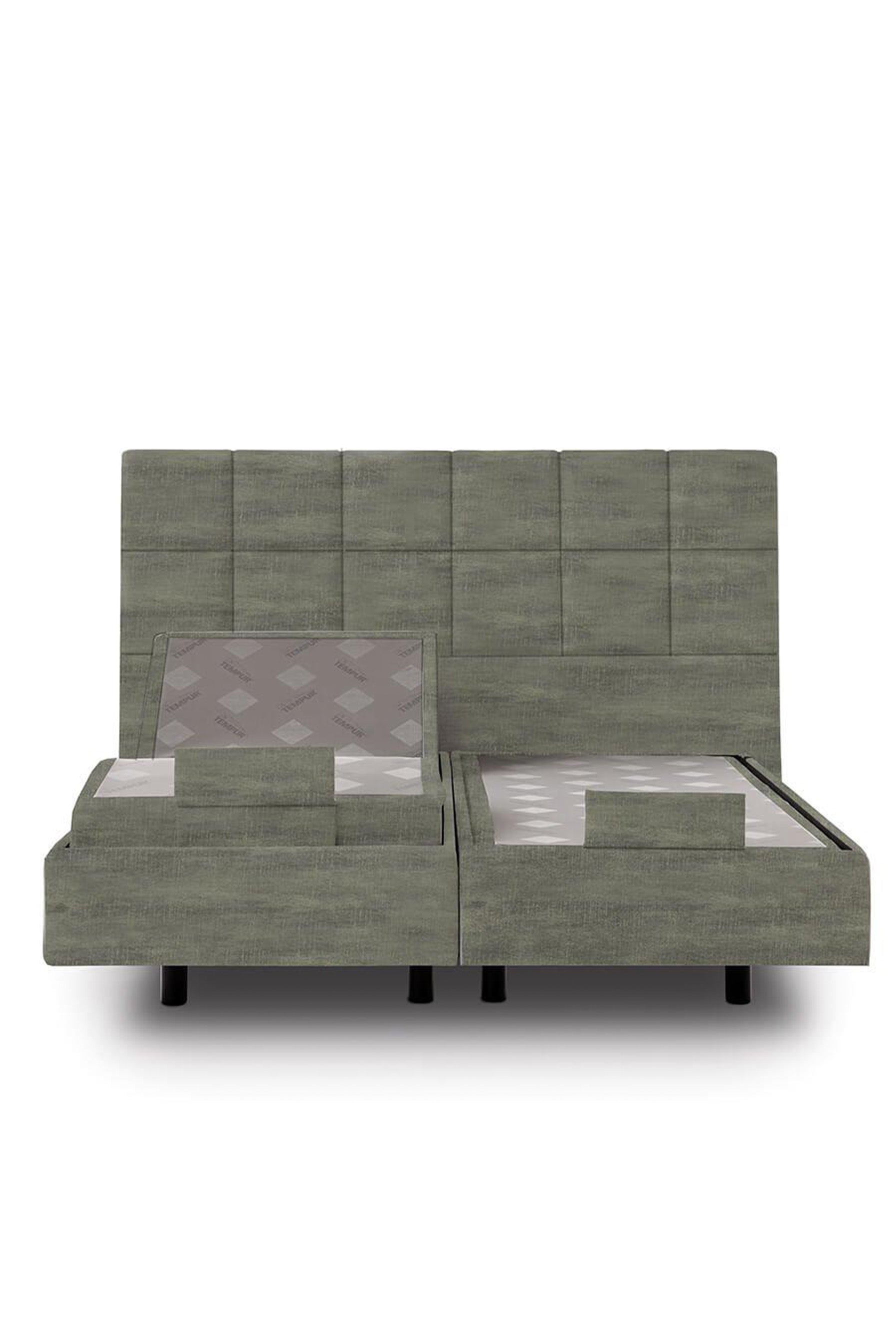 Classic Boxspringbett Adjustable in Samtoptik