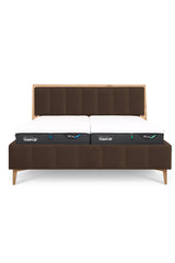 Design Bett LINES in Nappaleder