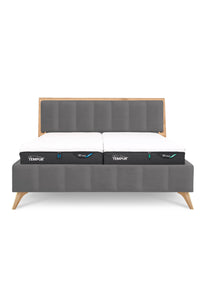 Design Bett LINES in Nappaleder